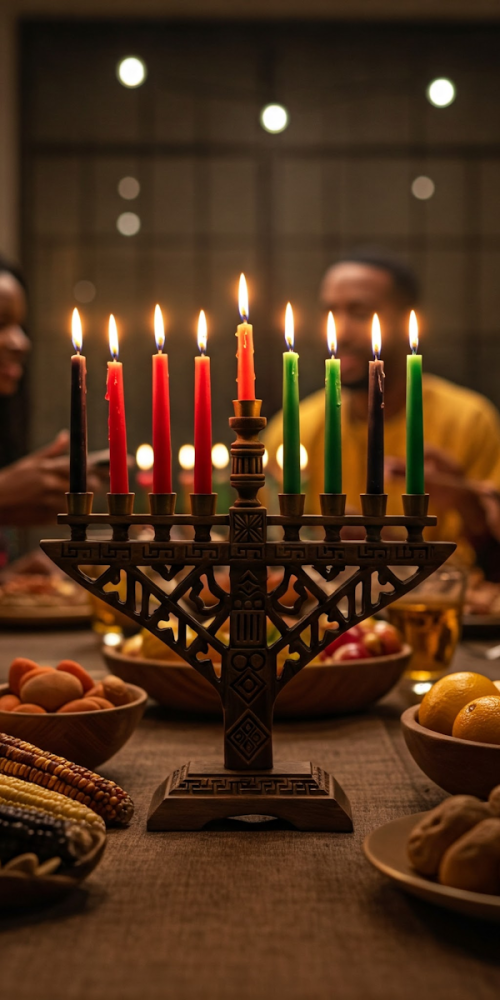 kwanzaa celebration scene